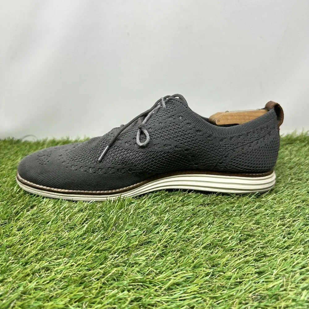 Cole Haan Original Grand Stitchlite Wingtip Oxford Gray C27961 Men’s Size 11.5 M